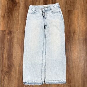 Abercrombie Kids, Light Blue Wide-Leg Jeans, 13/14